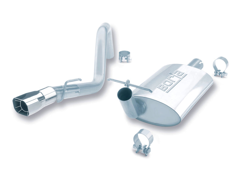 Borla 91-95 Jeep Wrangler YJ 4.0L 6cyl 4WD 2Dr SS Single Right Rear Exit Cat-Back Exhaust - 14364