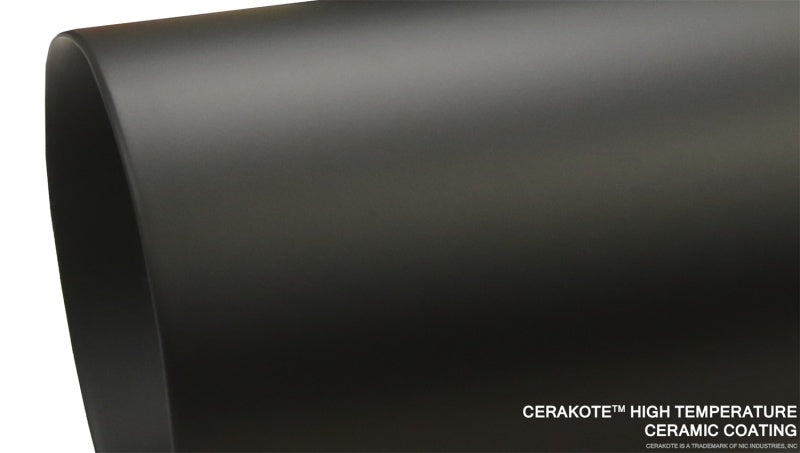 Corsa 2019-24 Ram 1500 5.7L Crew Cab w/ 57in or 76in Bed Cat-Back Dual Rr Exit 5in Blk Cerakote Tips - 21035BPC