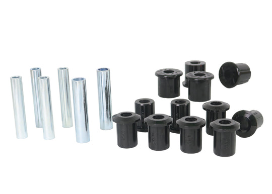 Whiteline 1971-1974 Chevrolet Blazer Front Leaf Spring Bushings - for use w/ Stock Springs - W73476