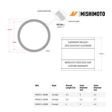 Load image into Gallery viewer, Mishimoto Duracore 3in Straight Coupler - MMDCC-30SBK