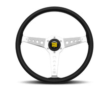 Load image into Gallery viewer, Momo California Steering Wheel 360 mm - Black Leather/White Stitch/Polished Spokes - CAL36BK2S