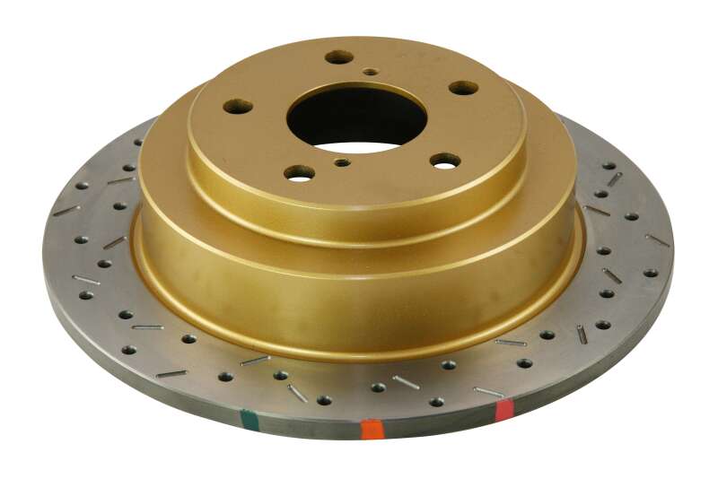 DBA 02-06 WRX / 98-07 Impreza 2.5L RS Rear Drilled & Slotted 4000 Series Rotor - DBA4644XS