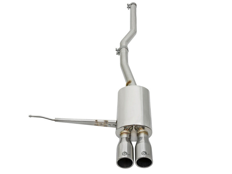 aFe MACHForce XP Exhausts Cat-Back SS-304 14-17 Mini Cooper S Hardtop 2-Door w/ Polished Tips - 49-36331-P