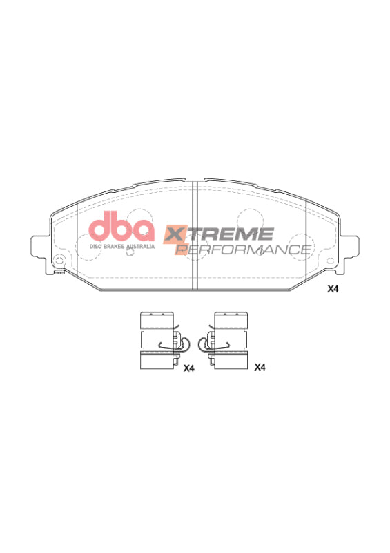 DBA 2022 Jeep Wagoneer XP Performance Front Brake Pads - DB15195XP