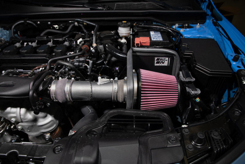 K&N 2022 Honda Civic 1.5L Turbo L4 Silver Typhoon Intake - 69-1509TC