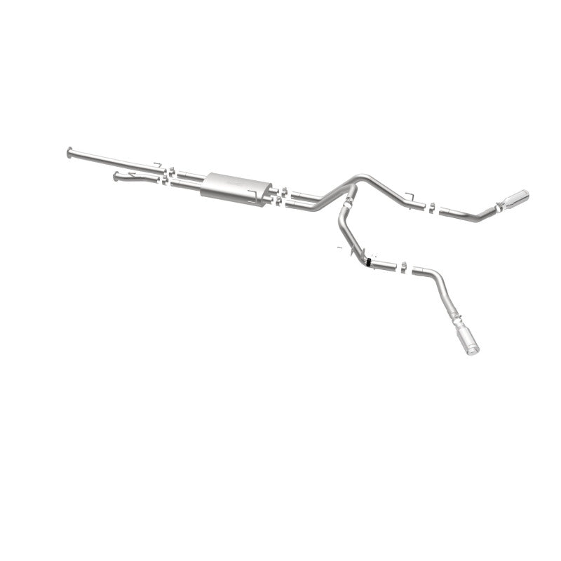MagnaFlow Cat-Back 10-15 Toyota Tundra SC LB / CC SB 4.6L/5.7L V8 SS 2.5 Dual Split Rear 4in Tip - 19232