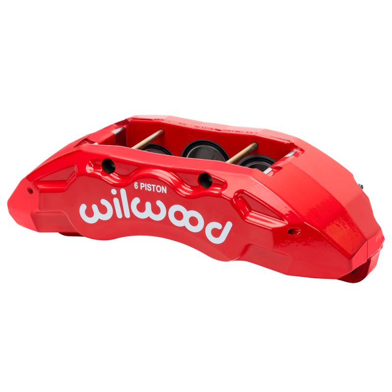 Wilwood caliper TX6-DM 20-UP GM 2500/3500 2.00/ 1.88/1.88 1.50 rotor R/H red - 120-17466-RD