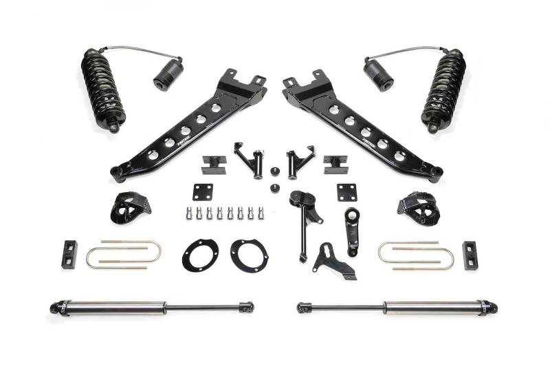 Fabtech 13-18 Ram 3500 4WD 5in Radius Arm Kit w/4.0 C/O Resi Dlss & Rr 2.25 Dlss - K3077DL
