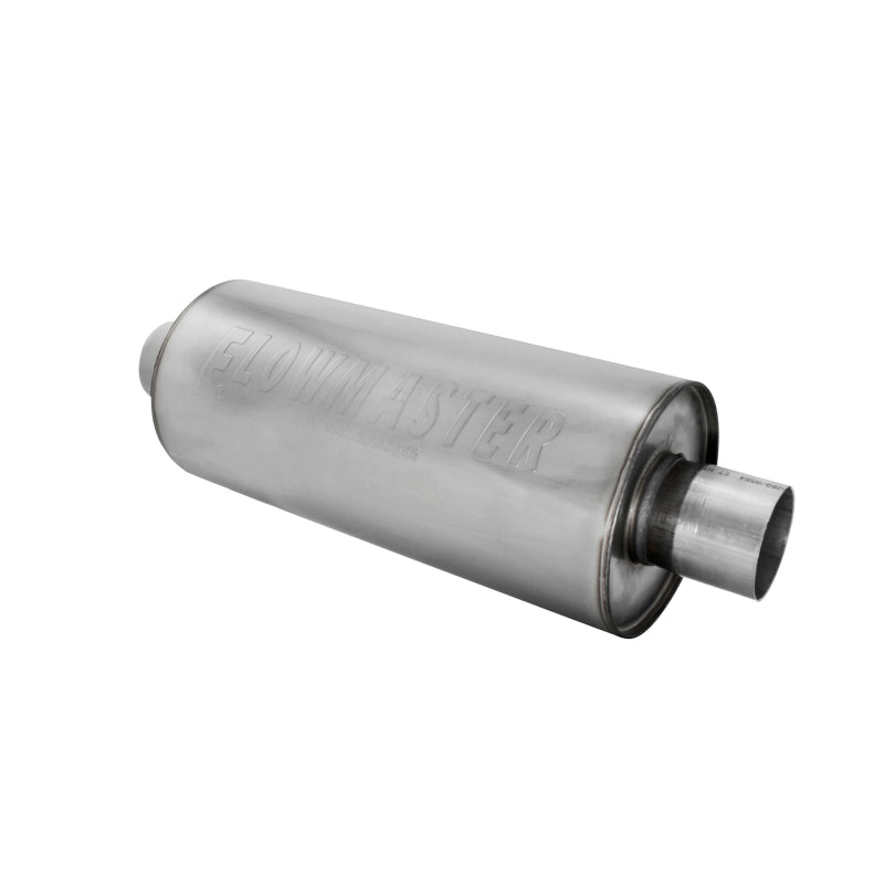 Flowmaster DBX 2.50 IN/2.50 OUT 14 in. SS Muffler - 12514310