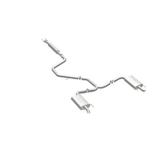 Load image into Gallery viewer, MagnaFlow Cat-Back SS 2.25/2.5in Dual Split Rear Exit Polished 3in Tip 2015 Chev Impala 3.6L V6 - 19023