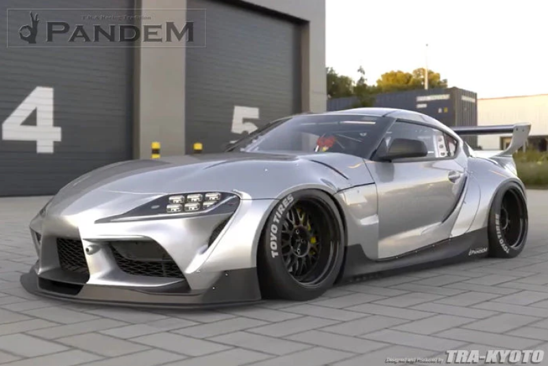 GReddy Pandem RB 2019+ Toyota Supra A90 Complete Wide Body Aero Kit w/ Wing - 66910400