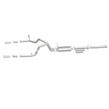 Load image into Gallery viewer, MagnaFlow Stainless Cat-Back Exhaust 2015 Chevy Silverado 2500HD 6.0L Dual Split Rear Exit 4in - 19027