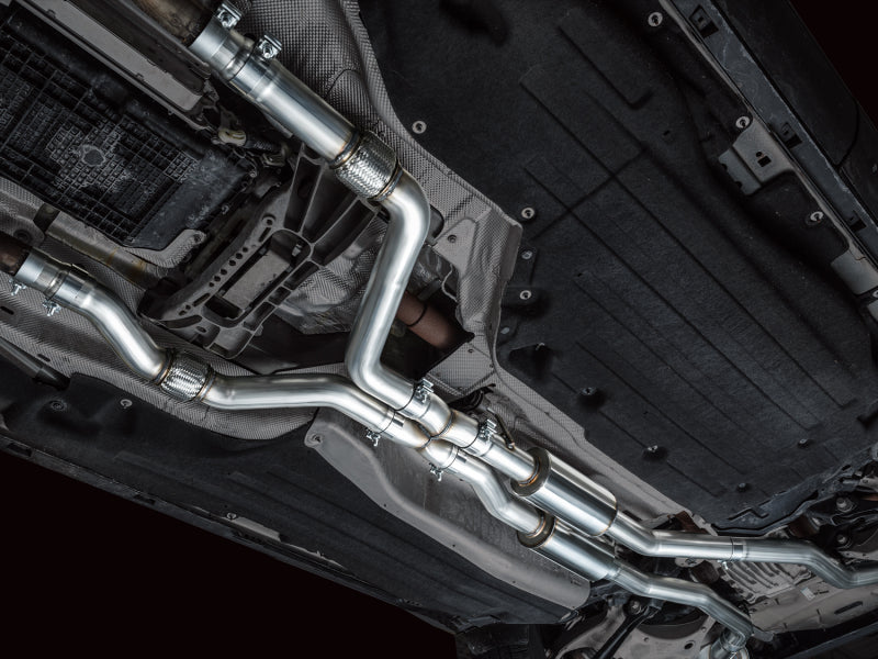 AWE Tuning 2020+ Ford Explorer ST Touring Edition Exhaust w/ Diamond Black Tips - 3015-43625