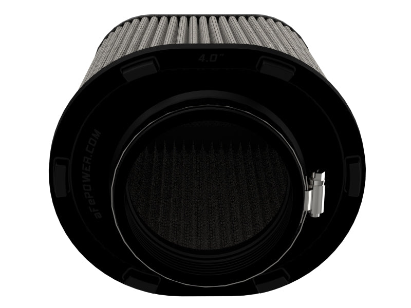 aFe Track Series Intake Pro DRY S Air Filter 4IN F x (7-3/4 x 6-1/2)IN B x (5-3/4 x 3-3/4)IN T x 7IN - 27-90203D