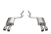 Load image into Gallery viewer, Corsa 24+ Ford Mustang Dark Horse 5.0L 3in Dual Rear Axle-Back w/Twin 4.5in Polish Straight Tips - 21268