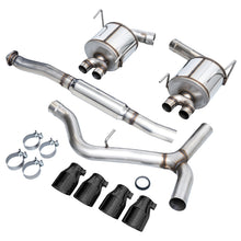 Load image into Gallery viewer, AWE Tuning Subaru STI VA / WRX GV / STI GV Sedan Touring Edition Exhaust - Diamond Black Tip (102mm) - 3015-43108