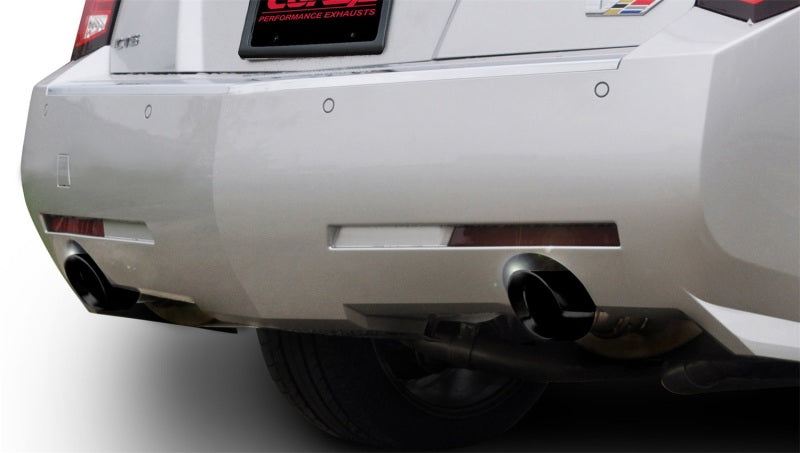 Corsa 2011-2014 Cadillac CTS Wagon V 6.2L V8 Black Sport Axle-Back Exhaust - 14948BLK