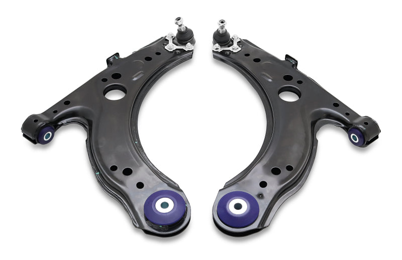 SuperPro 99-06 VW Golf (not R32)/99-05 Jetta Front Lower Control Arm Set w/SuperPro Bushings - TRC1075