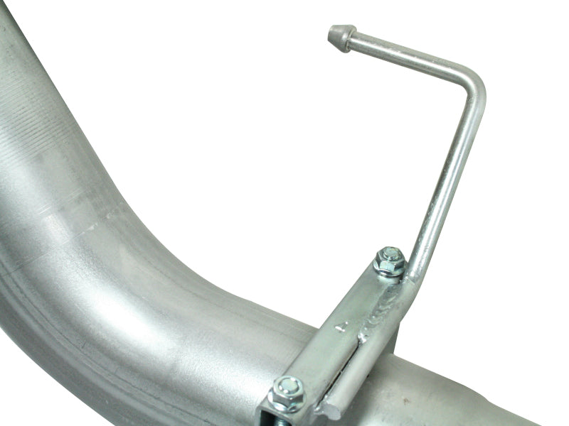 aFe Atlas Exhaust 4in Aluminized Cat-Back w/ 304 SS Black Tip 11-13 Ford F-150 EcoBoost V6 3.5L (tt) - 49-03041-B