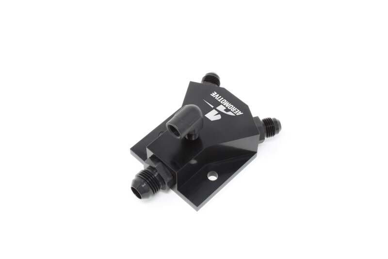 Aeromotive VaporWorx Y-Block Kit - (2) AN-06 ORB (1) AN-08 ORB (1) 1/8in NPT - 65607