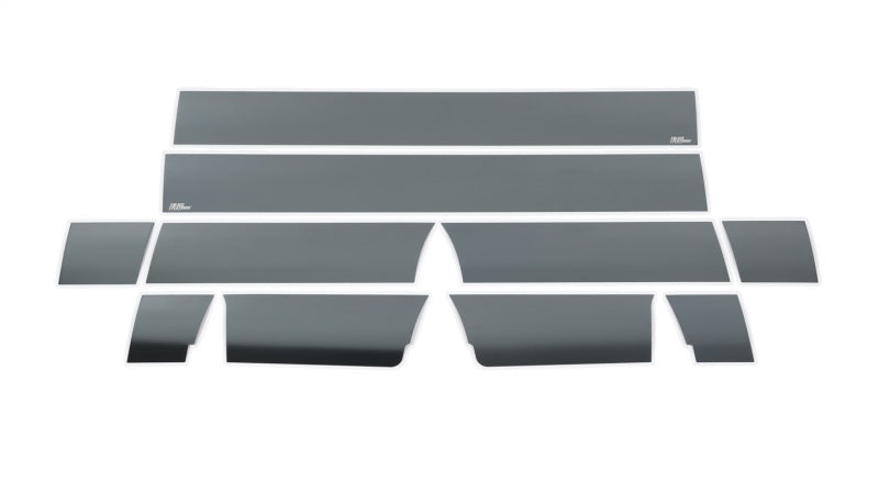 Putco 09-14 Ford F-150 Reg Cab 6.5 Short Box - 7in Wide (10pcs) Black Platinum Rocker Panels - 9751411BP