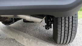 Corsa 2018-2025 Jeep Wrangler JL 2.5in Dual Rear Turn Down Exit Touring Axle-Back Exhaust - 21015