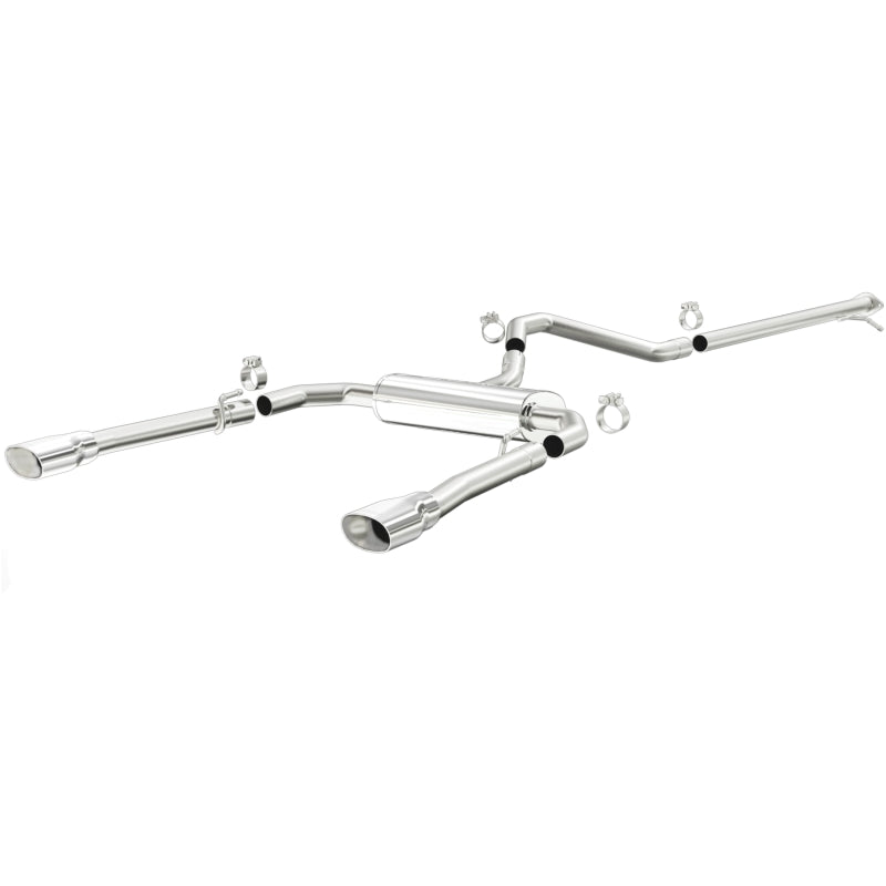 MagnaFlow 13 Dodge Dart L4 1.4L T/C Dual Split Rear Exit Stainless Cat Back Perf Exhaust - 15181