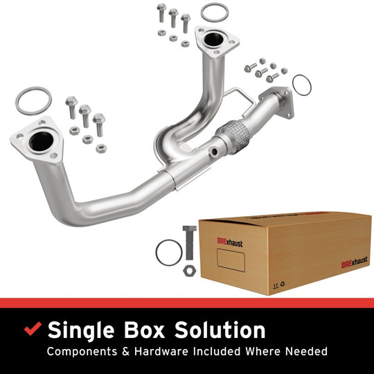 BRE Exhaust 01-04 MDX Pilot 3.5L Front Pipe Kit - 107-0100