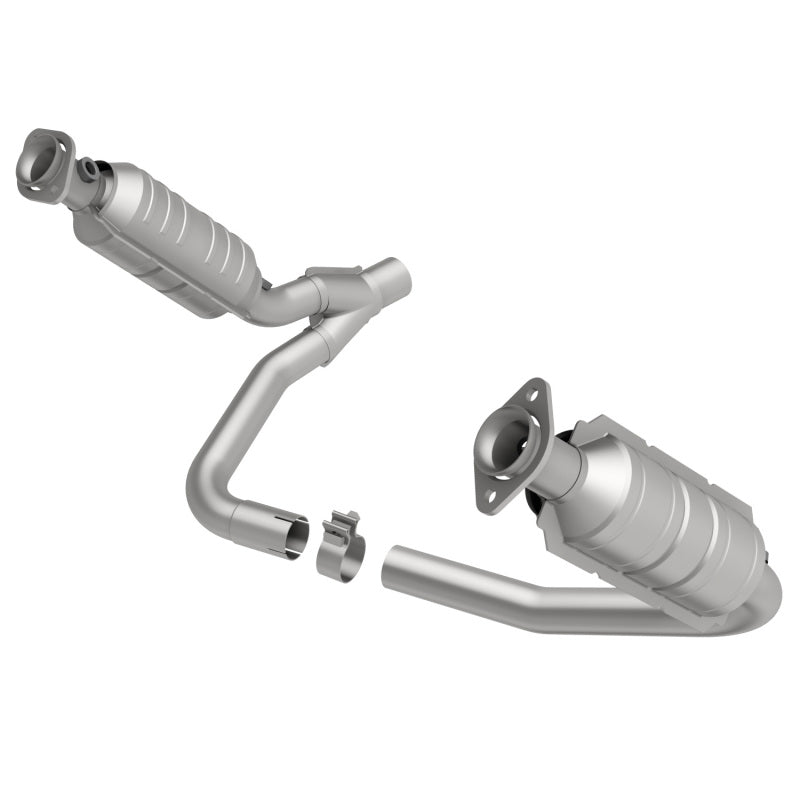 MagnaFlow Direct Fit Catalytic Conv 05-06 Dodge Dakota/2006 Mitsubishi Raider 3.7L Y-Pipe Assembly - 49462