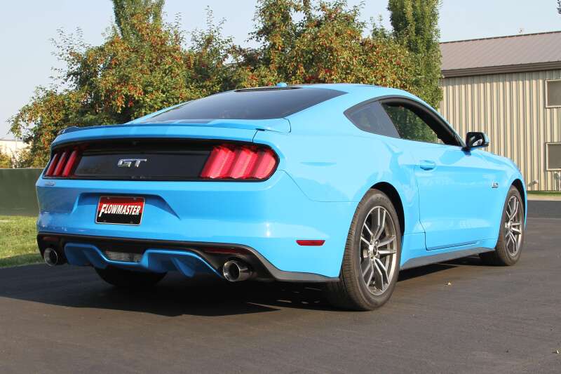 Flowmaster 15-17 Mustang GT 5.0L American Thunder SS Axle-Back Exhaust System - 817749