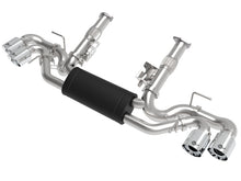 Load image into Gallery viewer, aFe MACH Force-Xp 2-1/2in 304SS Cat-Back 2020 Chevy Corvette (C8) 6.2L - Polished Tip - 49-34127-P