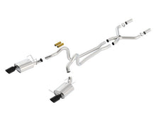 Load image into Gallery viewer, Borla 13-14 Mustang GT/Boss 302 5.0L V8 RWD Single Split Rear Exit ATAK Black Chrome CB Exhaust - 140516BC