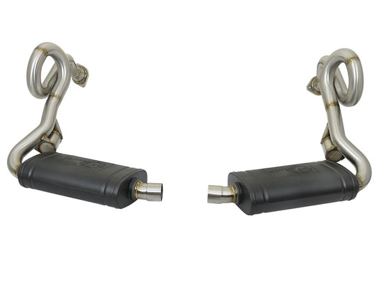aFe MACHForce XP 13-15 Porsche Cayman S/Boxster S (981) H6-3.4L 2-2.5in. SS Cat-Back Exhaust System - 49-36415