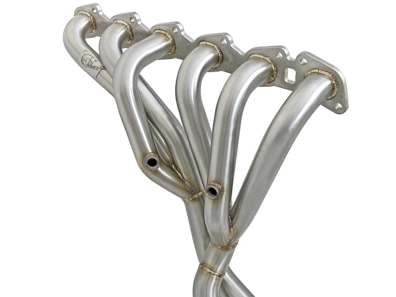 aFe Power Twisted Steel Long Tube Header & Connection Pipes 01-16 Nissan Patrol (Y61) V8-4.8L - 48-36109-YN