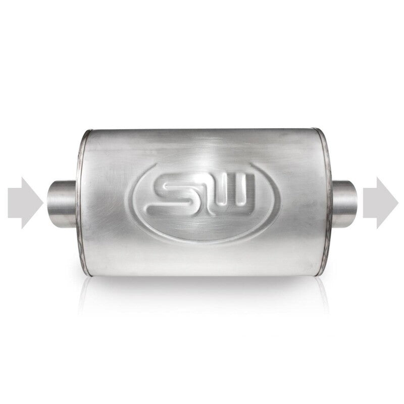 Stainless Works 2.25in ID CENTER INLET/2.25in OD CENTER OUTLET 4inX8in - TM4C22C22C