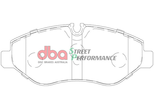 DBA 07-09 Dodge Sprinter 2500 (w/285mm Frt Rotor/Bosch Pin Type) Front SP Performance Brake Pads - DB1973SP