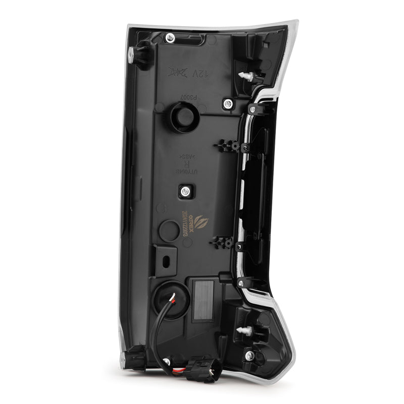 AlphaRex 24-25 Toyota Tacoma NOVA-Series LED Prismatic Tail Lights - Black Red - 679010