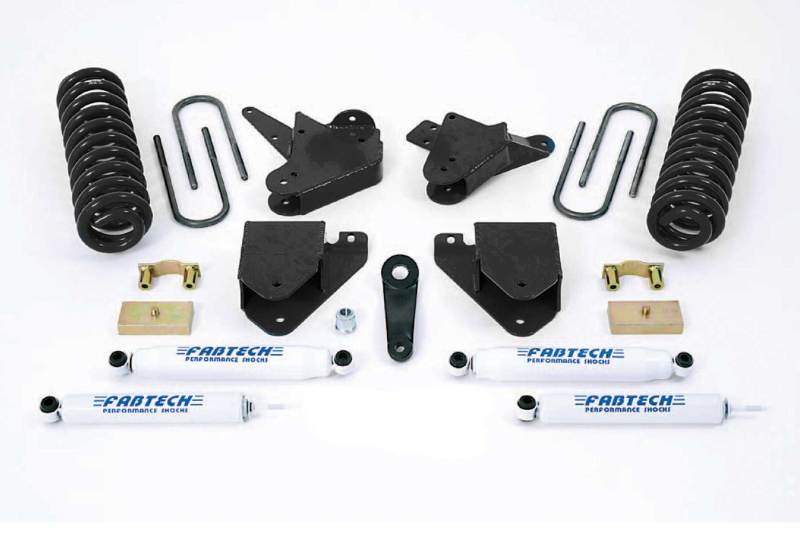 Fabtech 99-00 Ford F250/350 2WD w/7.3L Diesel 6in Basic Sys w/Perf Shks - K2099