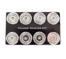 Load image into Gallery viewer, NRG M Style Fender Washer Kit TI Series M6 Bolts For Metal (Silver Washer/Silver Screw) - Set of 10 - FW-380SS