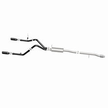 Load image into Gallery viewer, MagnaFlow SYS Cat-Back 4in Black Dual Split Rear Tips 14-15 Chevy Silverado/GMC Sierra 4.3L-5.3L - 15361