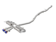 Load image into Gallery viewer, aFe Takeda 3in 304 SS Cat-Back Exhaust System w/Blue Flame Tips 17-20 Honda Civic Sport L4-1.5L (t) - 49-36624-L