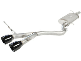 aFe MACHForce XP Exhaust 304SS Cat-Back w/ Black Tips 2008 VW Golf R32 V5 3.2L - 49-36408-B