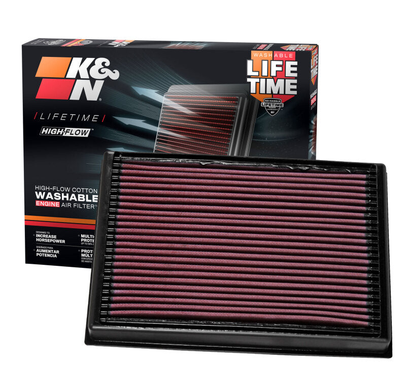 K&N 2016 Nissan Titan XD V8-5.0L Replacement Drop In Air Filter - 33-5048