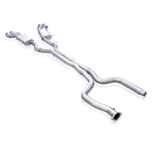 Load image into Gallery viewer, Stainless Works 2016-18 Cadillac CTS-V Sedan Catback System Resonated X-Pipe Dual-Mode Mufflers - CTSV16CB