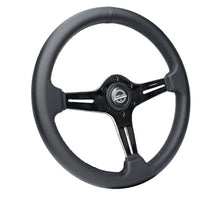 Load image into Gallery viewer, NRG Light Weight Gaming Steering Wheel - 350mm 3 Chrome Silver Spokes Perforated Leather - ST-018CH-PR