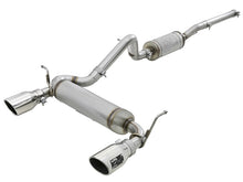 Load image into Gallery viewer, aFe Rebel Series 2.5in 409 SS Cat-Back Exhaust w/ Polished Tips 07+ Jeep Wrangler (JK) V6 3.6L/3.8L - 49-48062-P