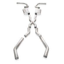 Load image into Gallery viewer, Stainless Works Chevy Camaro 1967-69 Exhaust 3in Stainless with X-Pipe - CA679LSD