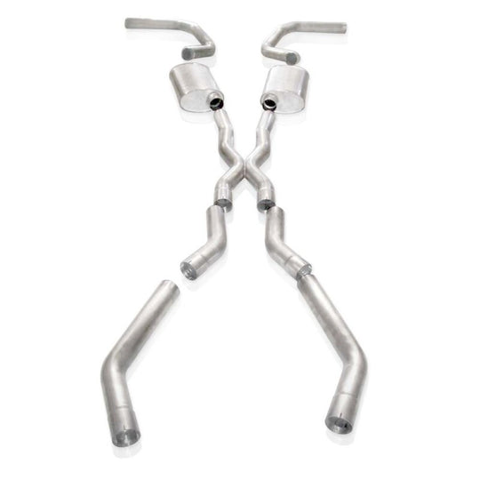 Stainless Works Chevy Camaro 1967-69 Exhaust 3in Stainless with X-Pipe - CA679LSD