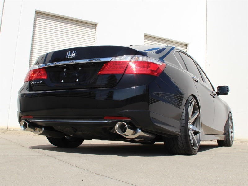 aFe Takeda Exhaust 304SS Dual Cat-Back w/ Polished Tips 13-17 Honda Accord LX/EX/EX-L Sedan L4 2.4L - 49-36605