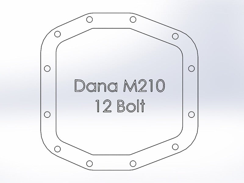 aFe POWER Differential Cover Jeep Wrangler (JL) 18-25/ Gladiator (JT) 20-25 (Dana M210) - 46-71340B